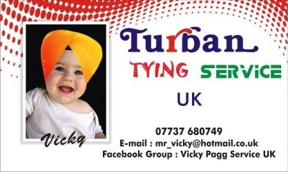 Vicky Pagg (Turban) Tying Services
